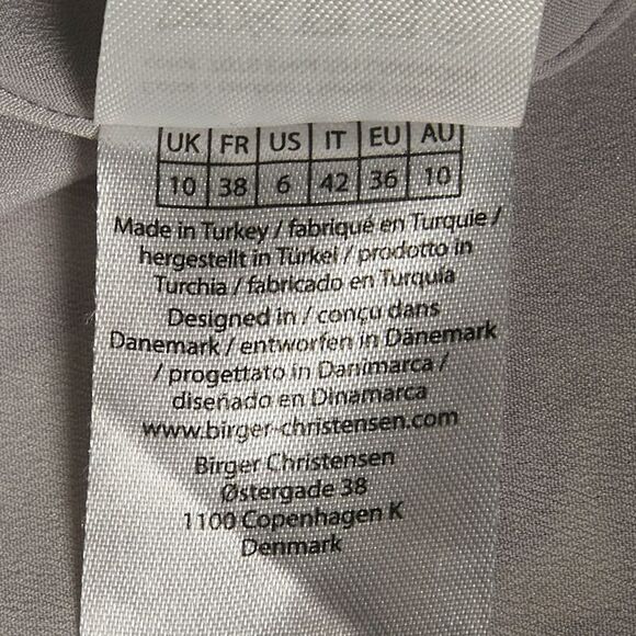 Rotate Birger Christensen Purple Floral Jacquard Mini Dress M - Picture 6 of 6